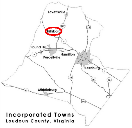 in 2014, Loudoun County helped finance a new water system for Hillsboro