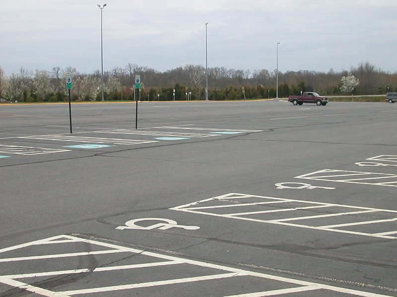 parking lot at end of VRE line south of Manassas - suitable for redevelopment?