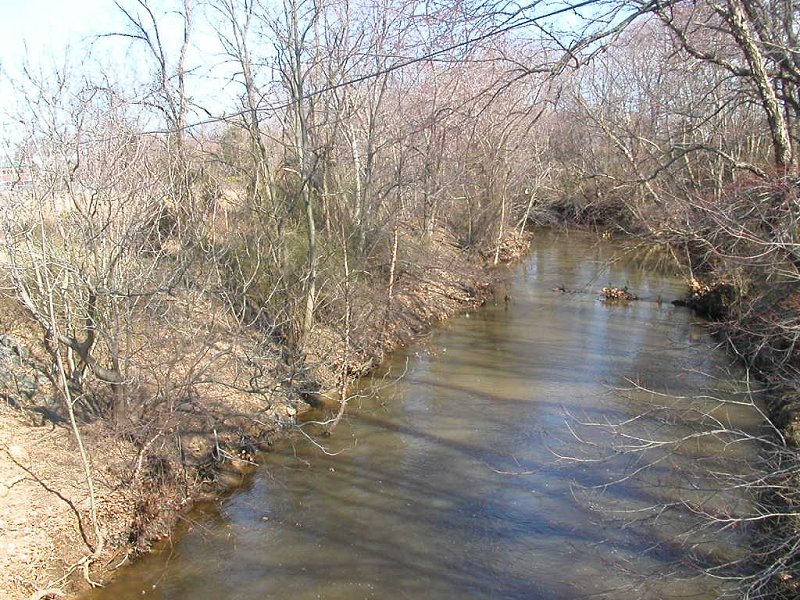 Quantico Creek - sediment clogging a former harbor