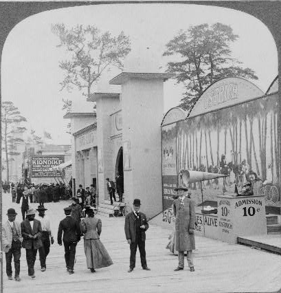only half of the visitors had to pay admission fees to enter the exposition