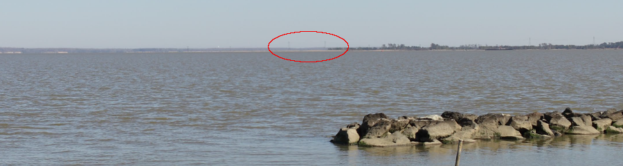 according to Dominion Power's simulation, 300' high towers across the James River would have minimal impact on the scenic view from Jamestown