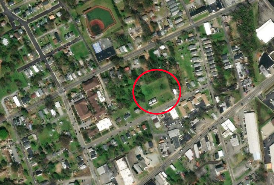  site of Manchester Municipal Cemetery in Richmond (natural gas booster station in southeast corner)