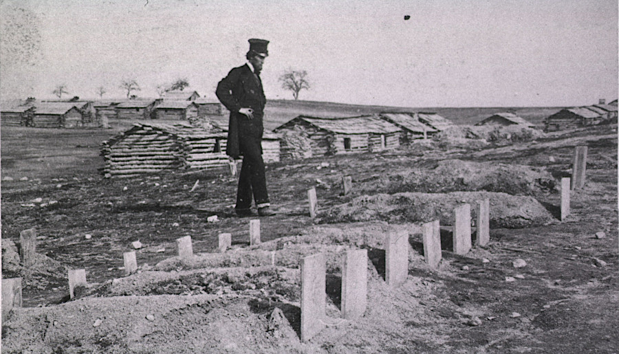 if any markers were placed at initial graves, they were typically temporary and made of wood