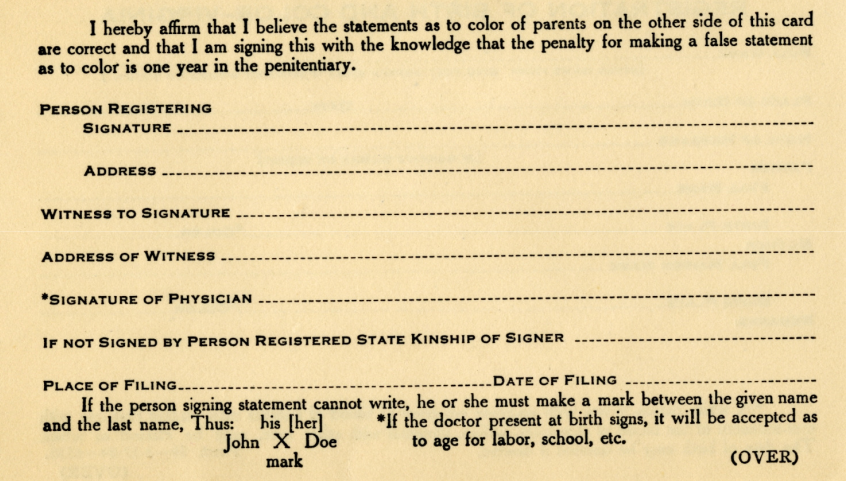 as registrar of the Bureau of Vital Statistics, Dr. Plecker emphasized that everyone in Virginia should be classified as colored or white, not as Indian