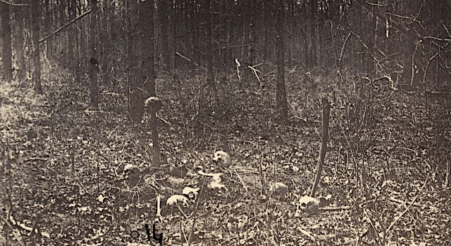 some soldiers were not buried until after the Civil War had ended