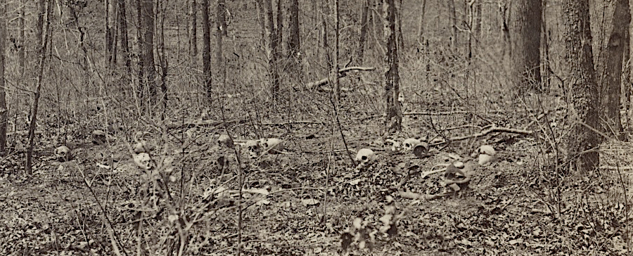 some soldiers were not buried until after the Civil War had ended