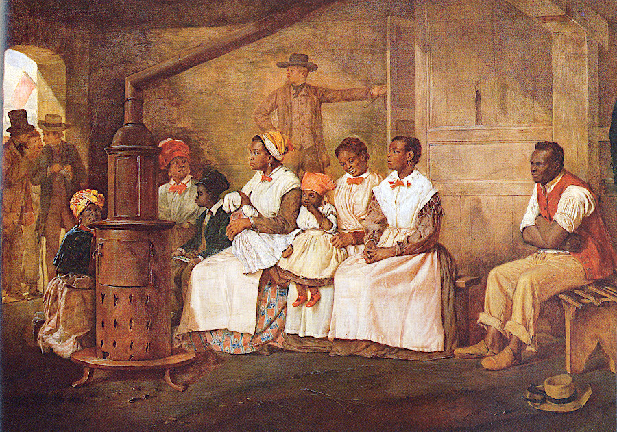 even during the Civil War, there were slave auctions in Richmond