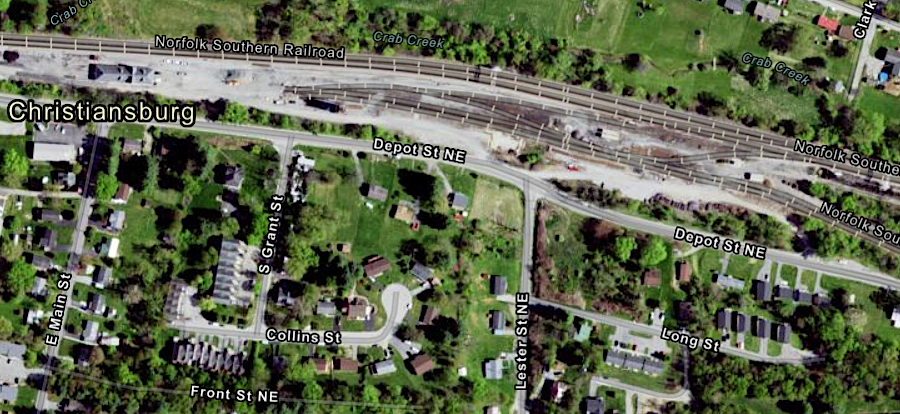 Amtrak stopped using the Cambria Yard in 1979