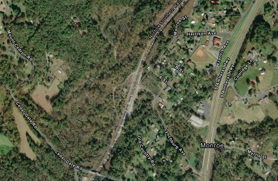 Monroe has been immortalized in a song about a train wreck that occurred in Danville