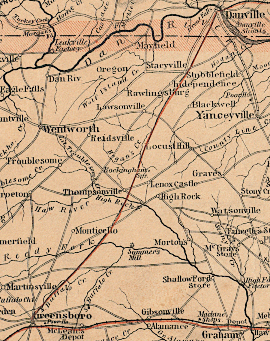 military necessity overcame regional rivalries, and the Confederate government mandated construction of the Piedmont Railroad