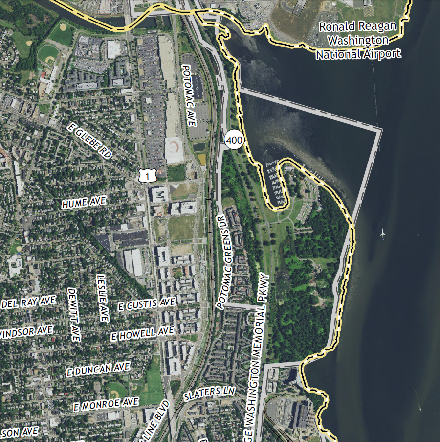 Potomac Yard in 2019