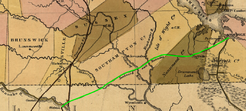 Seaboard and Roanoke (the Norfolk-to-Roanoke River railroad)