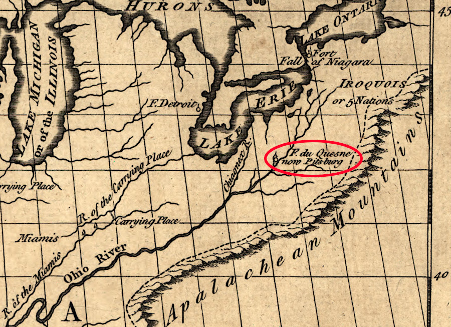 the French abandoned Fort Duquesne in 1758, and the British constructed Fort Pitt at the Forks of the Ohio
