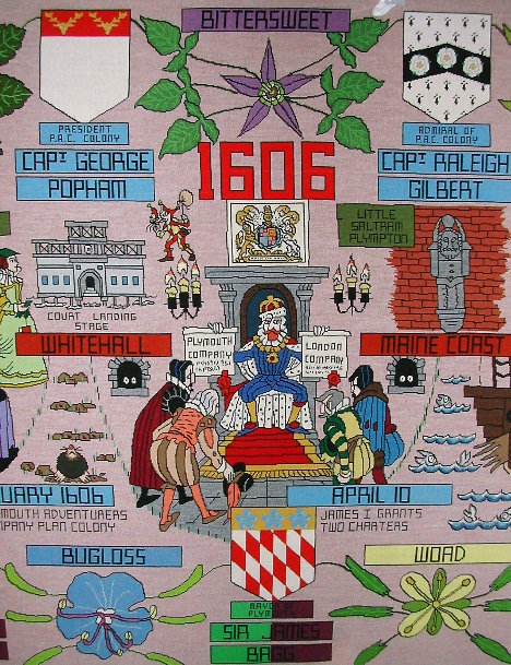 George Popham and then Raleigh Gilbertled the governing council of the Sagadahic colon in Maine, 1607-1608