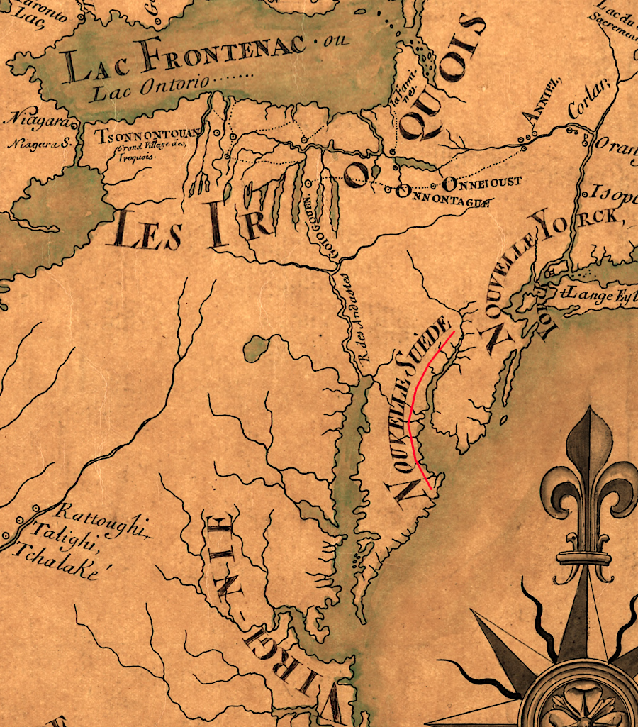 the Swedes sought to settle on the Delaware River