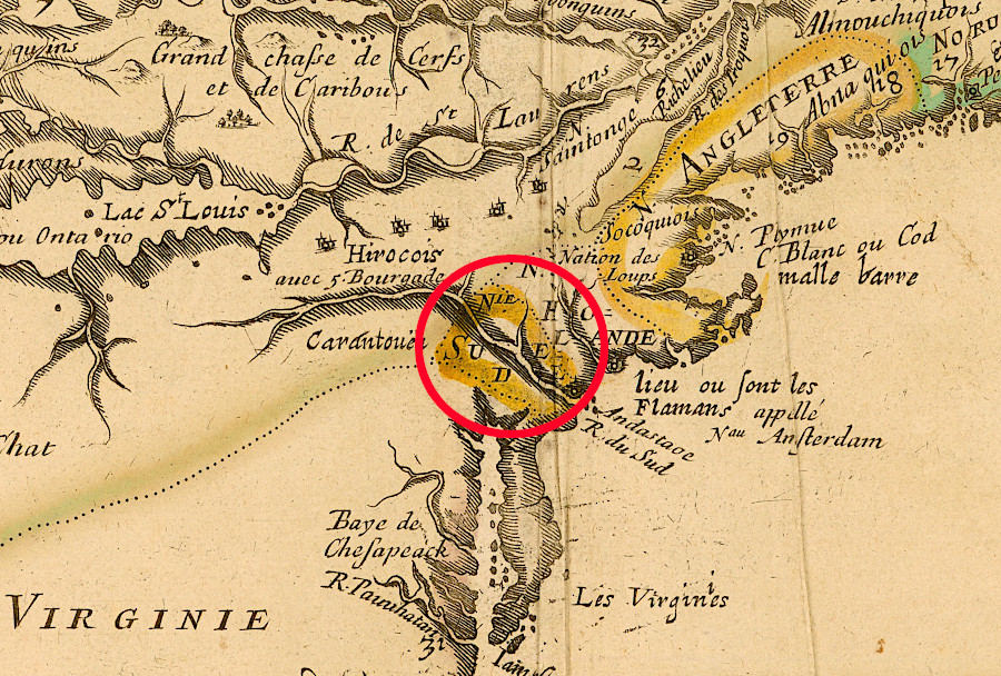 the Swedes colonized on the Delaware River in 1638, next to the Dutch