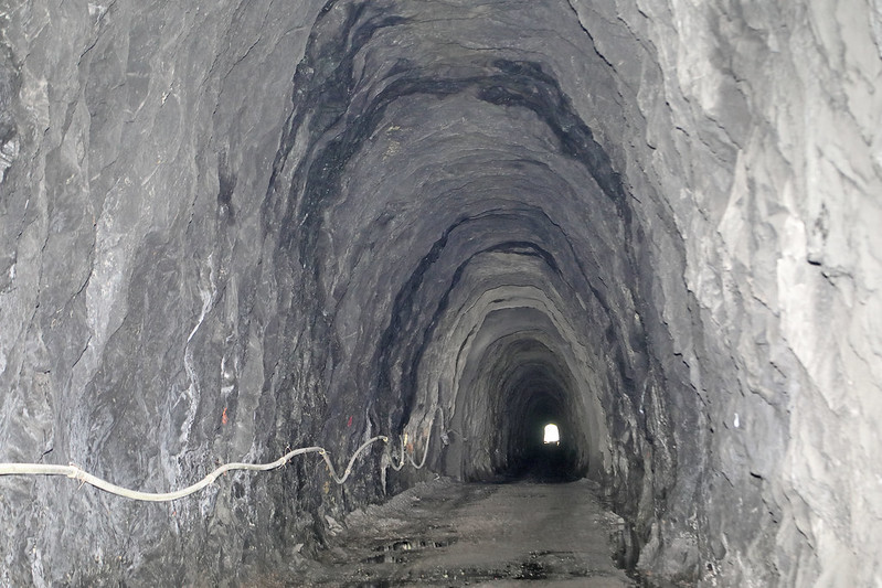 the eastern end of the Blue Ridge Tunnel, cut through Catoctin greenstone, did not need brick reinforcement like the western end through the metamorphic Chilhowee sediments