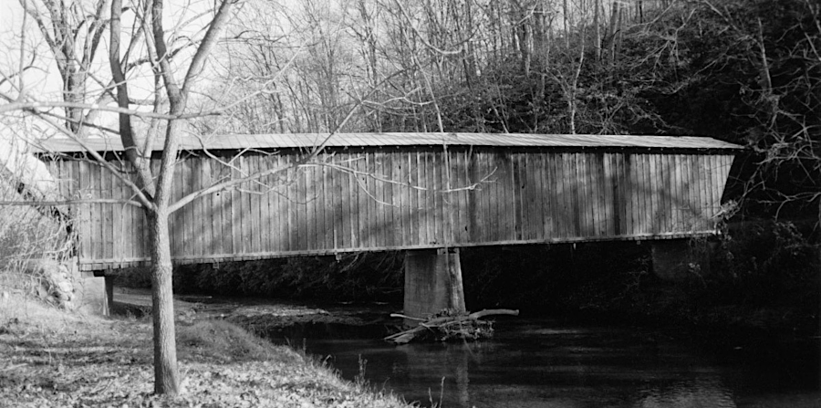 Bob White Covered Bridge before the 2015 flood
