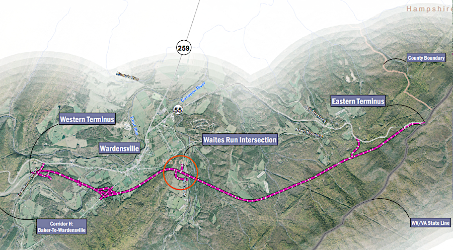 West Virginia plans to extend Corridor H all the way to the state line with Virginia