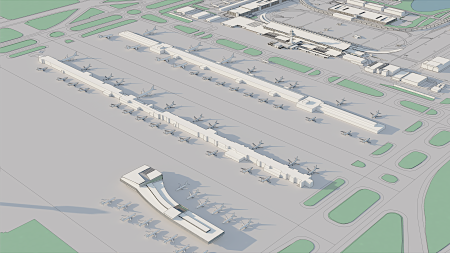 plans were announced in 2022 to create a new 14-gate concourse at Dulles for regional flights, comparable to the recent upgrade at Reagan National to replace Gate 35X