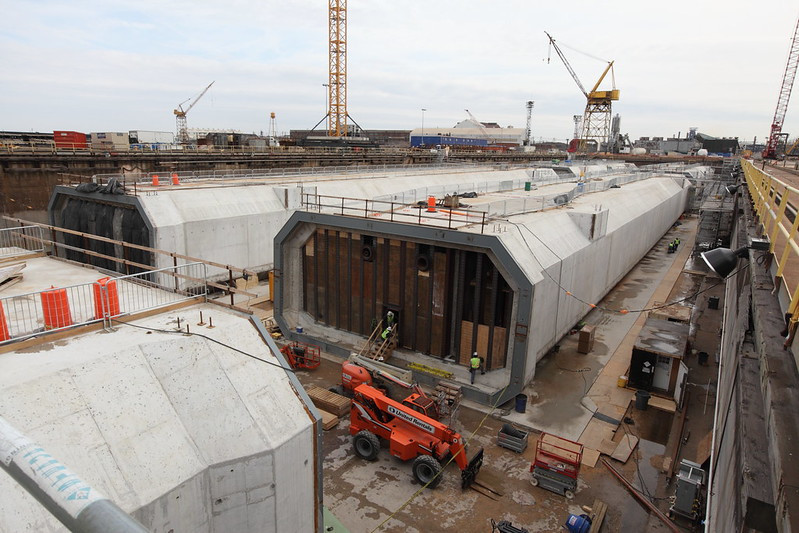 the Elizabeth River tunnel tubes were manufactured at Sparrows Point, then towed to Hampton Roads