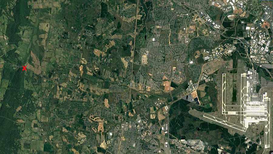 the rural character of the area around Little River bridge stands in clear contrast to the suburban sprawl five miles to the east