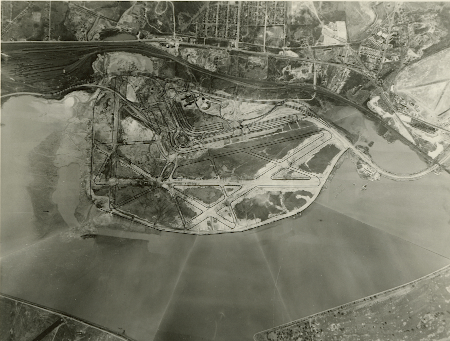 National Airport under construction