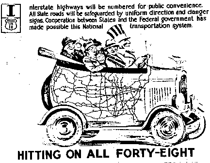 the Joint Board on Interstate Highways decided to assign numbers, not names, to the national highway network