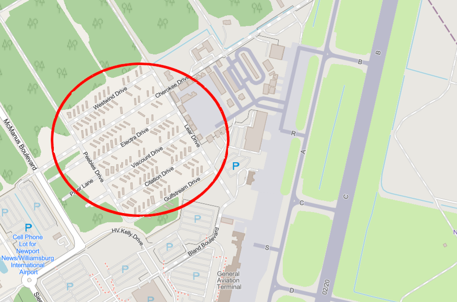 the Executive Director at the Newport News/Williamsburg International Airport notified residents of the Patrick Henry Mobile Home Village in 2022 that they had to move
