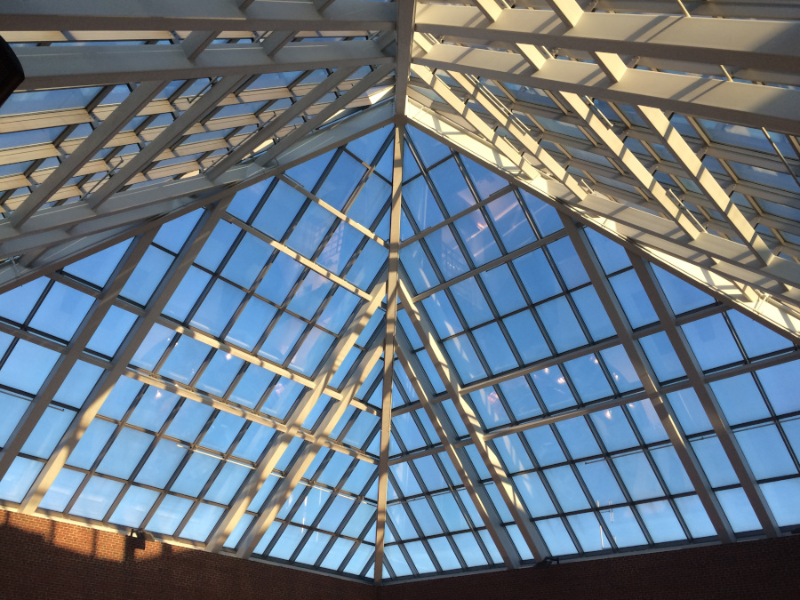 natural light illuminates the Newport News/Williamsburg International Airport (PHF) terminal
