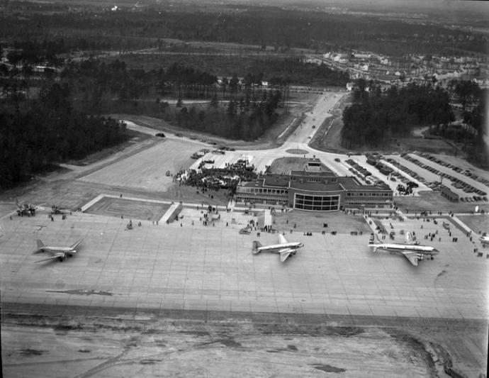 Byrd Field in the 1950's