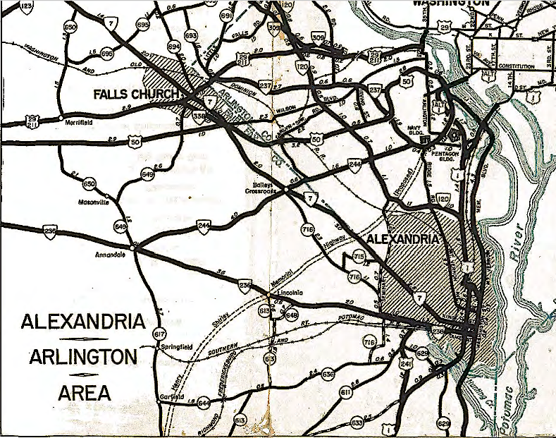 the Bureau of Public Roads built the part of Shirley Highway next to the Pentagon and the Navy Annex