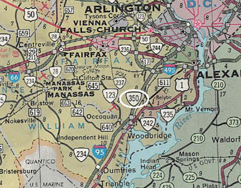 the Shirley Highway was not included into the interstate system and renamed I-95 until the at-grade Washington and Old Dominion Railroad crossing was removed