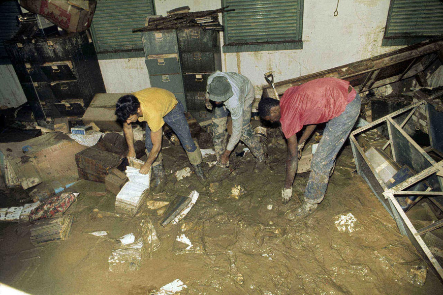 the 1977 Levisa Fork flood damaged courthouse records in Buchanan County