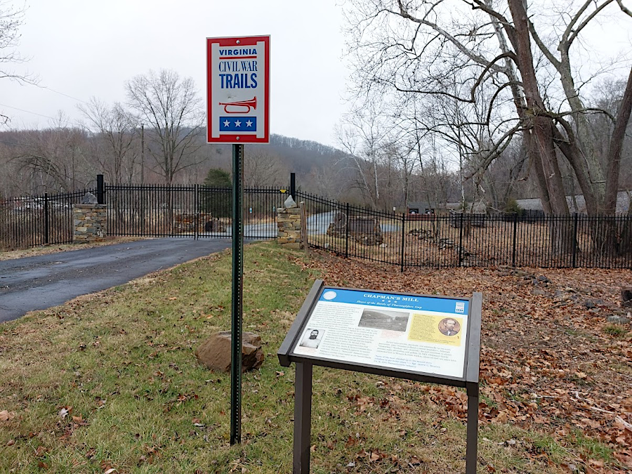 the Beverley-Chapman mill on the border of Fauquier and Prince William counties is now a tourist site