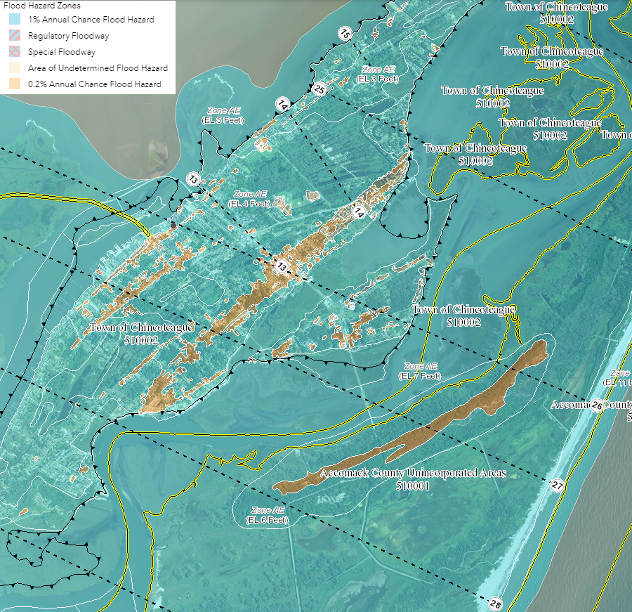 flooding risk at Chincoteague