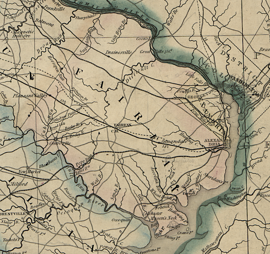 Fairfax County was rural during the Civil War