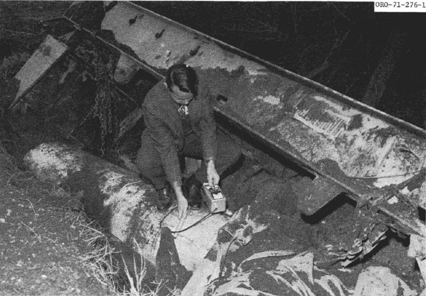 in the one accident during transport, the cask successfully blocked the release of any radiation