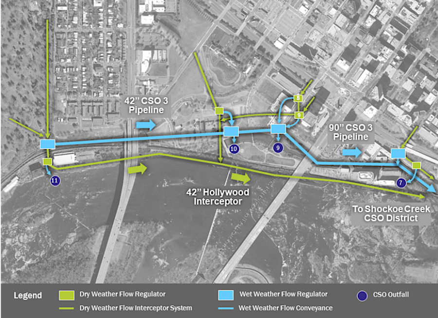 the 2021 CSO Interim Plan Report recommended projects to divert additional flow to the Hollywood Interceptor and away from the CSO 3 Pipeline