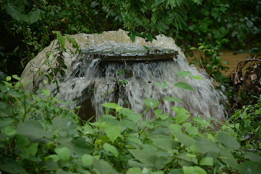 Sanitary Sewer Overflows (SSO) occur when rainfall infiltrates the sanitary sewer system and overloads the pipe capacity