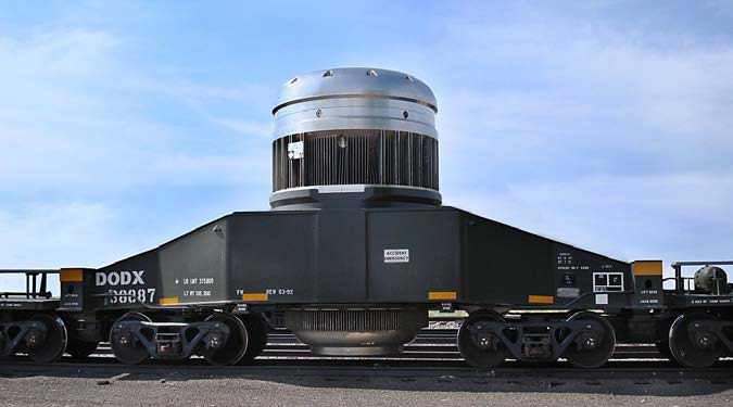 the M-140 Naval Spent Fuel Shipping Container may also be used to ship spent fuel assemblies from Newport News to Idaho