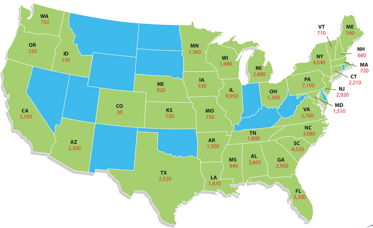 Virginia has less high-level radioactive waste stored at its two nuclear power plants than North Carolina and other southeastern states with more commercial reactors