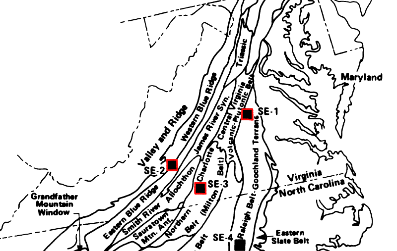 in 1986, the Department of Energy identified three locations in Virginia that were suitable for a geologic repository to store high-level radioactive waste underground for at least 10,000 years