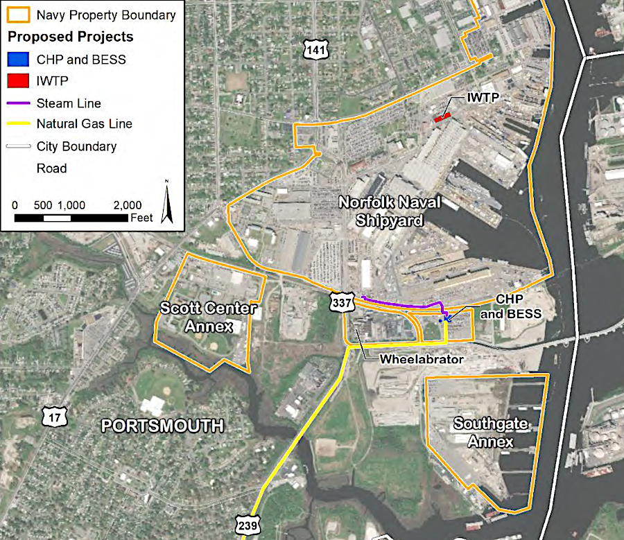 the Wheelabrator plant was replaced with a Combined Heat and Power Plant (CHP) fueled by natural gas and a Battery Energy Storage System (BESS)