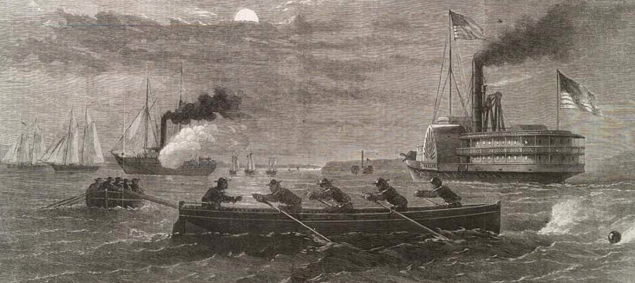 despite the much-larger Union Navy, Confederates were able to smuggle goods and people across the Potomac River to Maryland throughout the Civil War