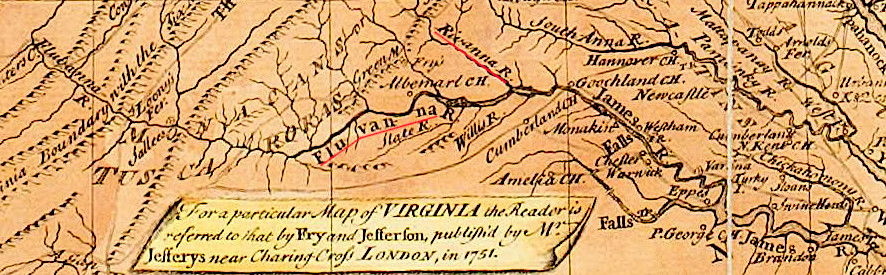 the headwaters of the James River was once defined to be the confluence of the Rivanna and Fluvanna rivers