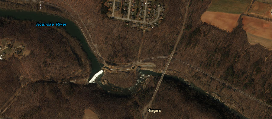 American Electric Power generates hydropower at the tiny Niagara Dam near Roanoke, as well as at the giant Smith Mountain Dam/Leesville Dam project downstream