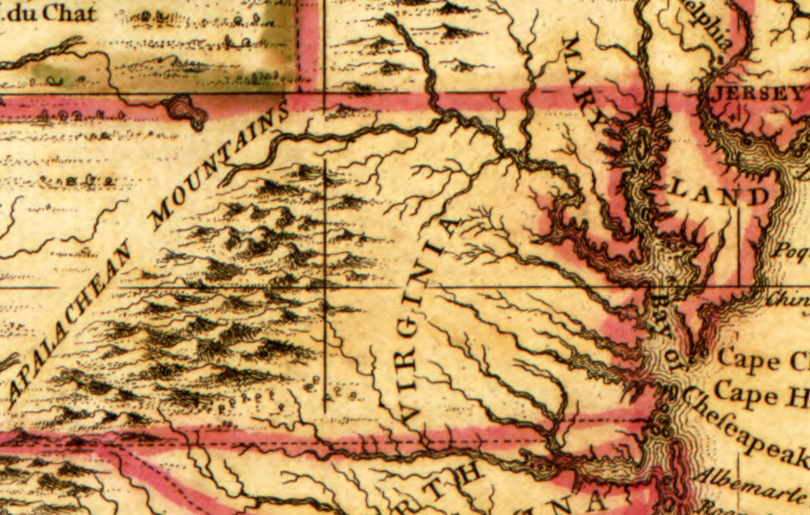 as late as 1743, maps portraying the upper reaches of the Potomac River were far from accurate