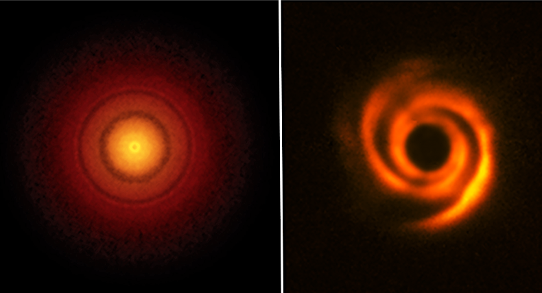 Earth may have formed as a dry planet from a protoplanetary disc 100 million years after the sun